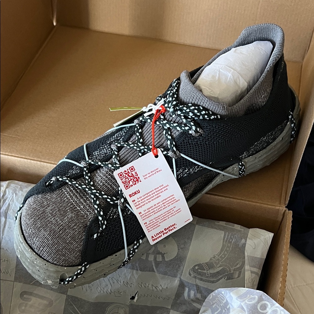Camper Black and Gray Knit Sneakers Roku